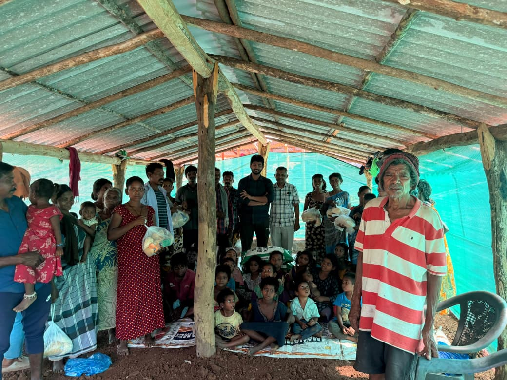 J Tharun Kumar community water station project for tribal village in Andhra Pradesh